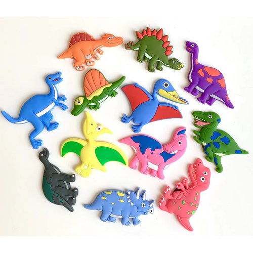 VLOOK Magnets for Kids Dinosaur Fridge Magnets for Whiteboard Preschool Learning Toys Education Gift for Baby Toddlers Child (Casual)