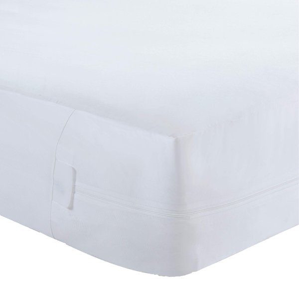 Bed Bug Blocker All-in-One Quiet Water Resistant Zip-Up Mattress Protector to Help Protect Against Irritants, Queen, White (FRE146XXWHIT03)