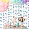 40 Feet Iridescent Party 3D Iridescent Butterfly&Heart Hanging Garlands Holographic Butterflies Love Heart Paper Garland Party Streamers for Wedding Home Decor Birthday Baby Shower Decorations