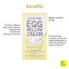 Too Cool For School | All-in-One Egg Mellow Cream 1.76 oz | Anti Aging Face Cream | Anti Wrinkle Firming Moisturizer | 98% Pure Collagen Fiber