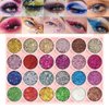 evpct 24 Colors Glitter Sparkle Eyeshadow Makeup Palette Pallets For Women, Colorful Eye shadow Pressed Powder Black White Pink Green Blue Shimmer Eyeshadow Glue Gel sombras de ojos profesional 02#