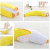 HOSTK Banana Plush Pillow, Peeled Banana Stuffed, Soft Toys Food Plushie Banana Hugging Pillow, Gift for Birthday, Valentine, Christmas (19.6 inches)