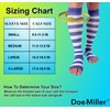 Doc Miller Open Toe Compression Socks for Women and Men 15-20mmHg, Shin Splints, Varicose Veins, 1 Pair Toeless Compression Socks Women