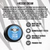 Game Face Grooming i-Rescue Cream – Eye Moisturizer | Firm and Moisturize Under Eye Wrinkles & Bags | Infused With Caffeine & Vitamin C | Every Day Use To Combat Aging Or Looking Fatigued | .5 fl oz