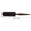 VOCOSTE Straight Hair Brush Round Brush, Hairstyle Wavy Styling Tool, Wood Brown, 1.57"