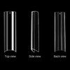700pcs Square Nail Tips No C Curve Clear Straight Nail Extension Acrylic Nails Tip XXL For Nail Salons Nail Art Design With Box