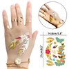 Aresvns Metallic Temporary Tattoo 50+,8 Sheets Gold Silver Fake Tattoos for Women Teen Girls,Flash Jewelry Tattoos,Gold Boho Tattoos Waterproof and long lasting