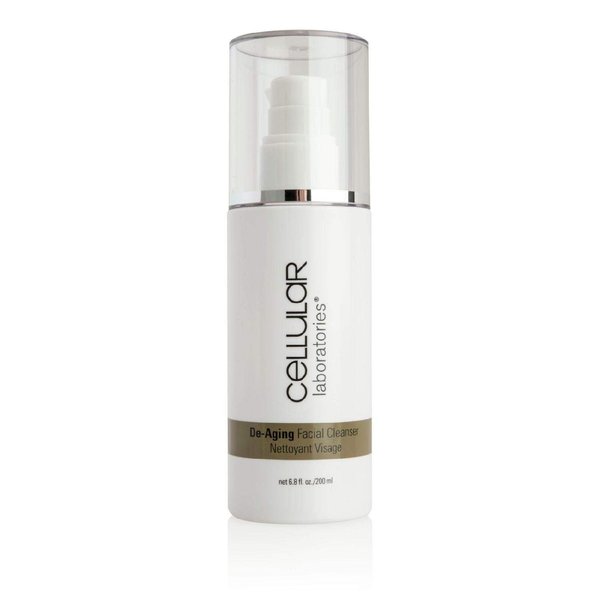 Cellular Laboratories De-Aging Facial Cleanser, Gently Eliminates the Dead Cells to Reveal Younger, Healthier-Looking Skin, Comforts, Soothes and Conditions Skin, Market America (6.8 fl. oz./200 ml)