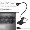 Brokimis Mini UV Lamp for Gel Nails, LED Curing Lamp with Flexible Gooseneck & Clamp 3W Portable Small Manicure UV Light Nail Dryer for Resin Curing Nail Art