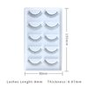 25 Pairs Practice Lashes for Lash Extensions Training Eyelash Extension Supplies Practice Lash Strips Thin Band 8mm Mimic Natural Eyelash for Mannequin Head Lash Tech Must Haves by EMEDA
