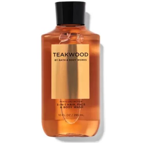Bath and Body Works 3-in-1 Body Wash and Body Cream Scent Teakwood