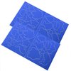 PZRT 2pcs Blue Self-Adhesive Repair Patch Down Jacket Hole Repair No Ironing Stickers for Coat Cloth DIY