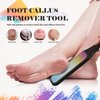 BALUCA Foot File, Double Sided Foot Scraper Callus Remover, Foot Rasp for Cracked Heel and Foot Scrubber Corn Removal Foot Care Tools - Black