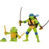 Teenage Mutant Ninja Turtles: Mutant Mayhem Making of a Ninja Leondardo Action Figure 3-Pack