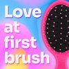 Wet Brush Mini Detangler Hair Brush, Purple - Detangling Travel Hair Brush - Ultra-Soft IntelliFlex Bristles Glide Through Tangles with Ease - Pain-Free - All Hair Types