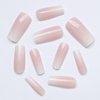 Bellelfin 120Pcs Square Press on Nails Medium, Glossy Square Ombre Fake Nails Full Cover Pink Ombre False Nail Tips Natural Acrylic Nails Press ons for Women Girls Artificial Fingernails
