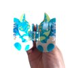 Funny Cartoon Saurolophus Dinosaur Hair Clip,Acrylic Hair Clip,Small Claw Clip for Women,Cyan