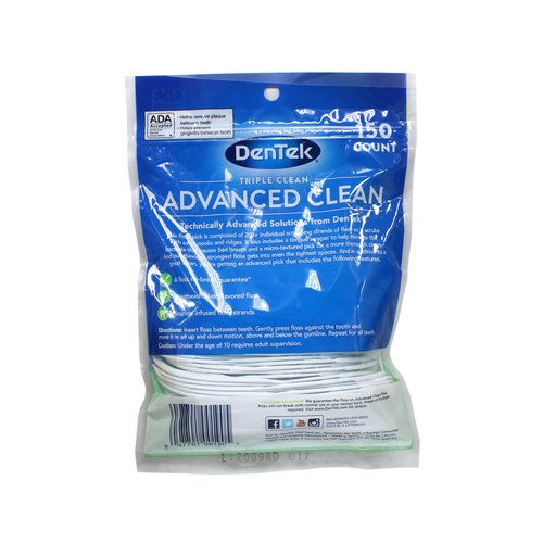 DenTek Floss Picks, Fresh Mint - 150 Count (Pack of 1)