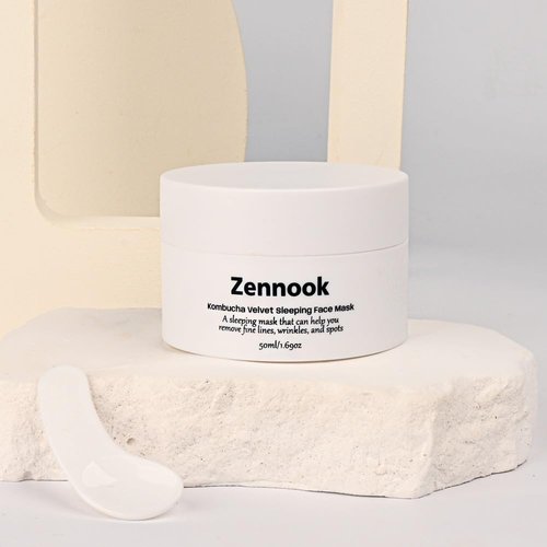 ZENNOOK BEAUTY & WELLNESS Sleeping Face Mask Black Tea Ferment Kombucha Velvet Sleeping 1.69 FL. OZ. / 50 ML