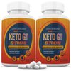 (2 Pack) Keto GT Extreme Keto Pills 1675MG New & Improved Formula Contains Apple Cider Vinegar Extra Virgin Olive Oil Powder Green Tea Leaf 120 Capsules