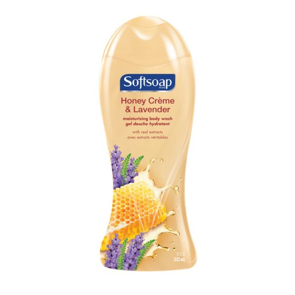 Softsoap Moisturizing Body Wash, Honey Creme and Lavender - 18 Fluid Ounce