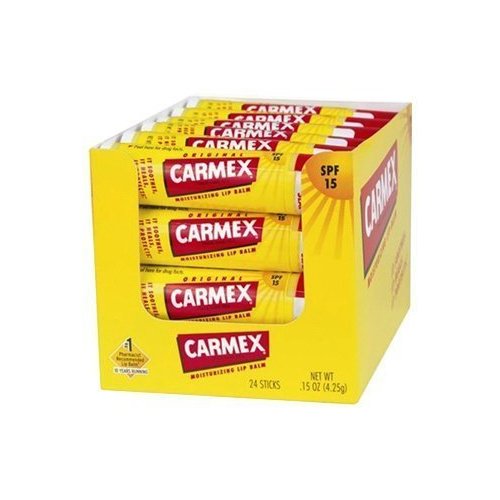 .15OZ Carmex Lip Balm, Pack of 24