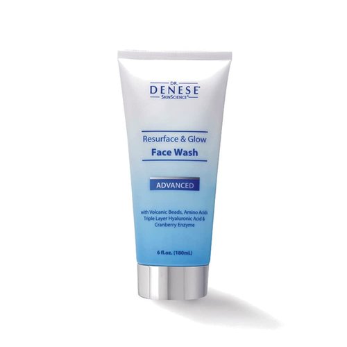 Dr. Denese Resurface & Glow Advanced Face Wash- luxurious face wash provides a spa like cleansing experience that reveals soft & nourished skin-6oz
