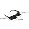 Evelots Laying Down Reading Glasses - Look Down Bed Glasses - High Definition - Lazy Bed Prism Spectacles Horizontal Glasses - Read and Watch TV in Bed - Use Over Your Glasses - Unisex