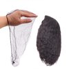 Ecojunmi Invisible Hair Nets for Long Hair, 100 Pcs 24 inch Black Elastic Mesh Women Hairnets Wig Cap for Wigs Frontal Closure Hair Bun Sleeping Food Service (24 inches)