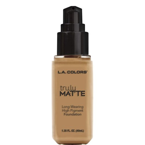 L.A. COLORS Truly Matte Foundation, Warm Honey CLM358