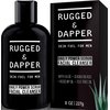 RUGGED & DAPPER Daily Power Scrub | 8 oz | Premium Exfoliating Mens Face Wash | Deep Cleans + Prevents Breakouts | Face Wash Men's | Natural Ingredients | Made in USA