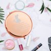 MYOSPARK Frog Inspired Gift Princess Fans Gift Tiana Princess Compact Makeup Mirror Jewelry Frog Lover Gift Fandom Gift (P-Frog Mirror)