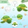 HyDren 24 Pcs Small Turtle Stuffed Toy Soft Sea Turtle Animal Plush Toys Adorable Turtle Stuffed Animal Plush Turtle Toy Turtle Party Decoration for Birthday Beach Ocean Party(Vivid Style)