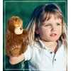 DolliBu Big Foot Hand Puppet Super Soft Stuffed Animal, Cute Realistic Stuffed Animals for Girls, Boys, Adults Animal Gifts, Kids Nursery Decor for Newborn, Cuddly Soft Baby Plush Toys - 10 Inches