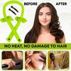 Elobara Heatless Hair Curler Set - Heatless Curling Rod Headband Kit for Easy Overnight Heatless Curls, Hair Curlers to Sleep In for Effortless Styling, Heatless curlers with No Heat (Neon Green)