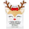 Jean Pierre Christmas Face Mask Skin Care, Sheet Masks, 2 Deer Hydrating Masks + 2 Penguin Nourishing Masks + 2 Santa Hat Hydrating Mask