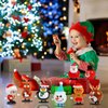 SULOLI Christmas Wind Up Toys, 8 PCS Xmas Gift Stocking Stuffers Goody Bag Fillers for Kids Party Favors