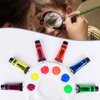 Black Light Neon Face and Body Paint Glow in the Dark Paint Halloween Blacklight Glow Party 6 Color 24 tubes