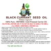 BLACK CURRANT SEED OIL 100% Pure Natural Undiluted Refined Cold Pressed Carrier oil. 1 Fl.oz. - 30 ml For Face, Skin, Hair, Lip, Nails. Rich in Gamma Linolenic acid, Omega 3 by Botanical Beauty