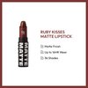 Kiss Ruby Kisses Matte Lipstick Heart Beat, 1 Ea, 0.12 Oz