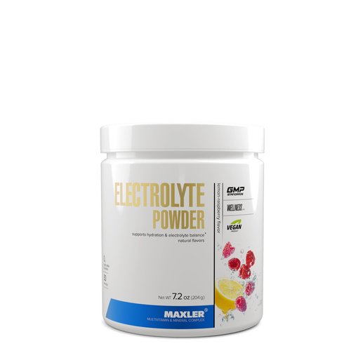 Maxler Electrolyte Powder - Hydration Powder Electrolyte Drink Mix with Trace Mineral Complex - Keto Electrolytes Powder with Natural Flavors and Sweeteners - 30 Servings - Lemon-Raspberry