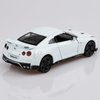 TOKAXI 1/36 Scale Nissan GTR R35 Diecast Model Cars,Pull Back Vehicles Nissan GTR Toy Cars,Cars Gifts for Boys Girls White