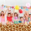 3Pack Giraffe Print Tablecloths for Party Decoration Animal Theme Party Tablecloths Jungle Party Table Cover 3D Print Table Cover, Jungle Party Supplies for Party,Birthday, Baby Showers(Giraffe)
