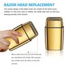 Bedaily Replacement Shaver Foil Double Foil Head for BaByliss PRO FXRF2G - Gold