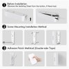 SECRUI Door Chime, Door Sensor Chime with Adjustable Volume, Easy installation, 400ft Range, 52 Chimes, M508+D7 Door Open Chime for Business/Home when Entering, White