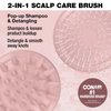 Conair Scalp Massager - Scalp Massager hair growth - Dual-Sided - Can use on wet or dry hair - Pink