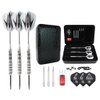 CUESOUL 28 Grams Tungsten Steel Tip Darts Set 95% Tungsten with Luxury Case