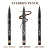 MARIA AYORA Liquid Eyebrow Pencil,Brow Tint Pen With Micro Brush Tip,Longlasting,Waterproof,Smudgeproof Eye Brow Makeup,Grey Brown(Pack of 2)