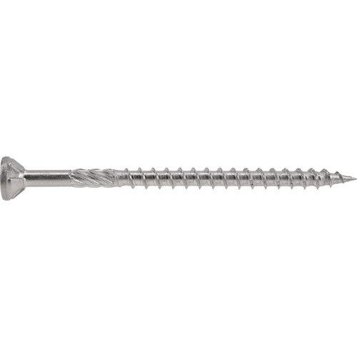 Power Pro 48623 Wood Screws, #10 x 3", Premium Stainless Marine Screws, Rust Resistant , Stainless Steel, 1lb Box, 66 pcs