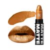 Ruby Kisses Lipstick, Matte Finish, Long-Lasting, Highly Pigmented, Smooth Apply, Full Coverage Lip Color Makeup (Gold)